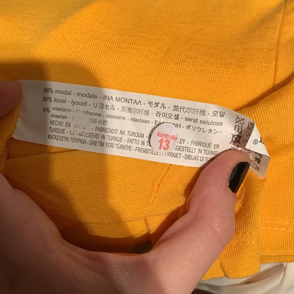 [S]👚NWOT - ZARA orange/yellow top - Picture 6 of 6